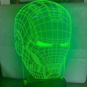 Light Up Ironman Head With Remote Control
